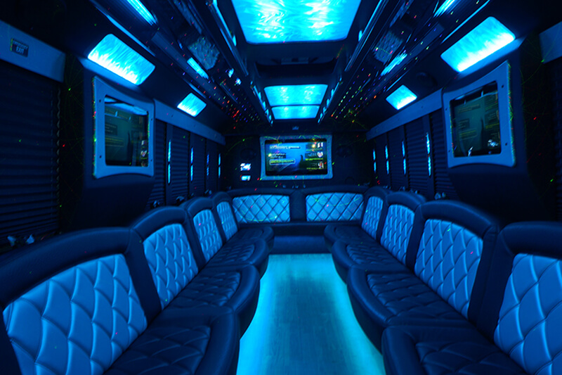 30 passenger party bus service