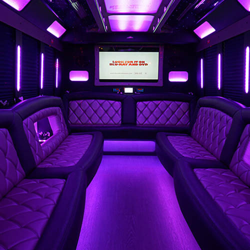 Party buses for large groups